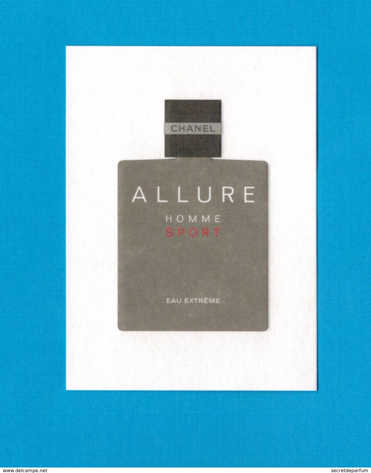 Cartes Parfumées Carte CHANEL ALLURE HOMME SPORT EAU EXTREME     De CHANEL - Modern (from 1961)