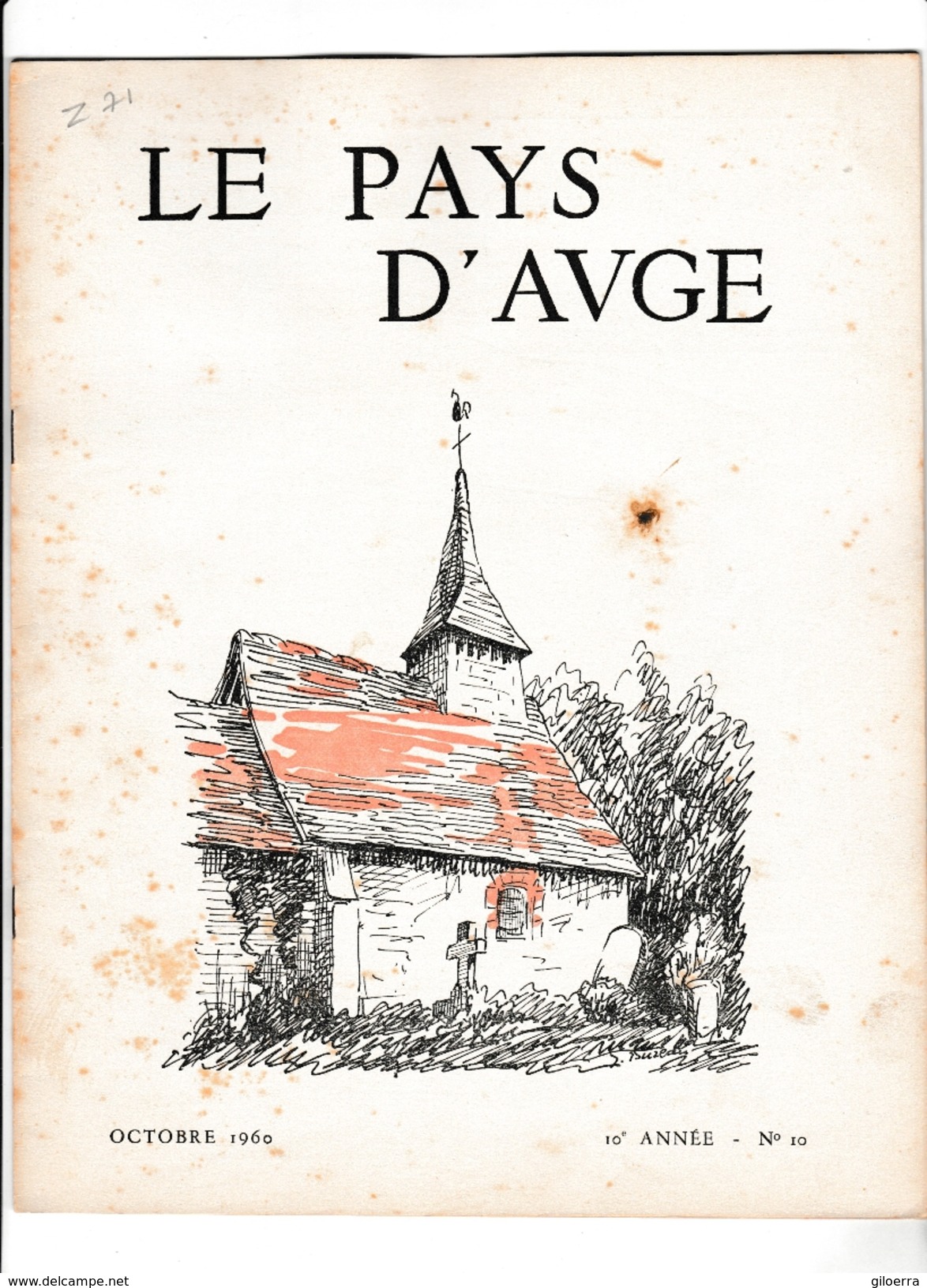 LE PAYS D'AUGE  OCTOBRE  1960  N°10  ( Z 71) 10°année - Andere & Zonder Classificatie