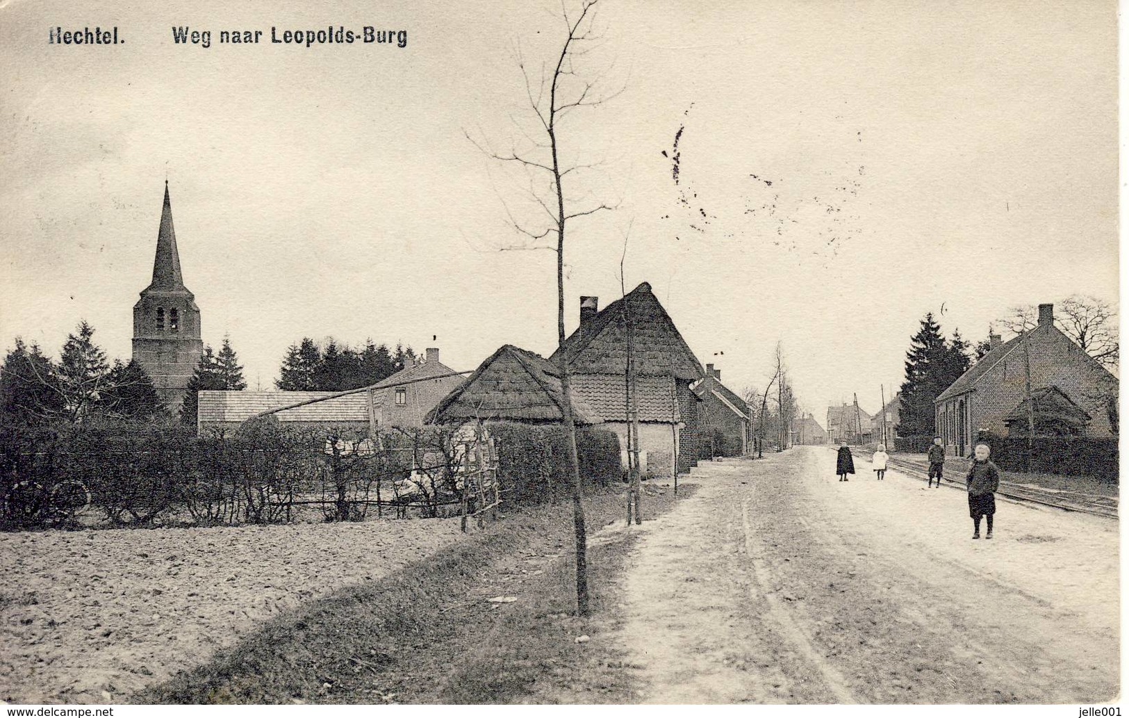 Hechtel Weg Naar Leopolds-Burg 1911 - Hechtel-Eksel