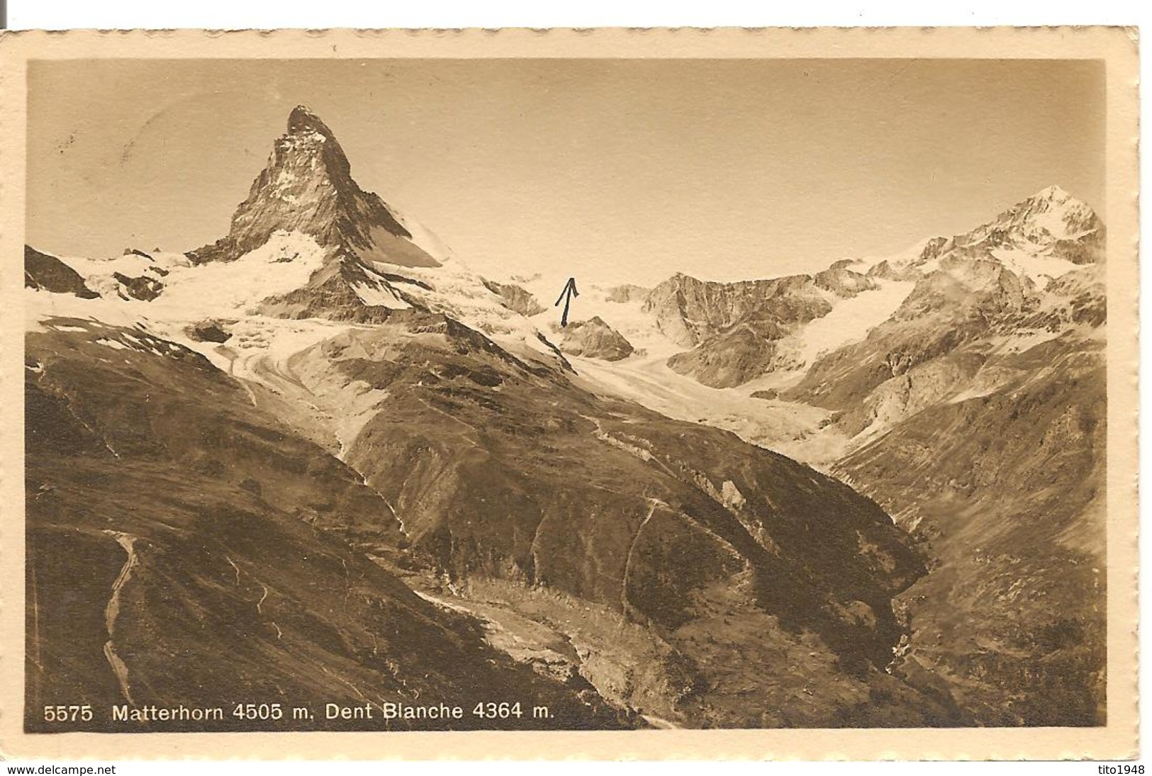 Schweiz, 2, 1915, Matterhorn, Dent Blanche, Zermatt Nach Steffisburg, Siehe Scans! - Steffisburg