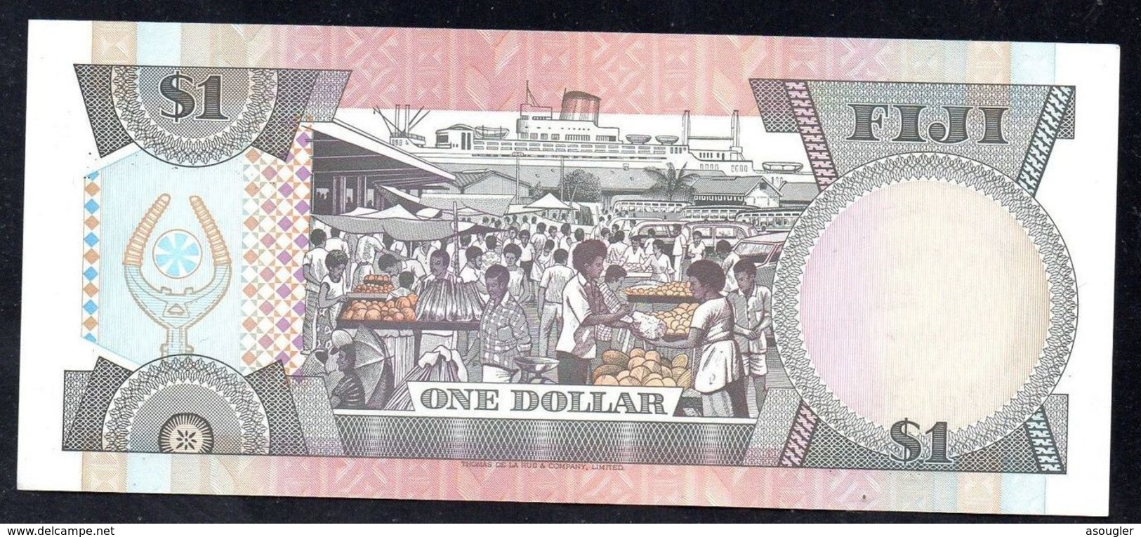 FIJI 1 DOLLAR ND 1993 EXF P-89a - Figi