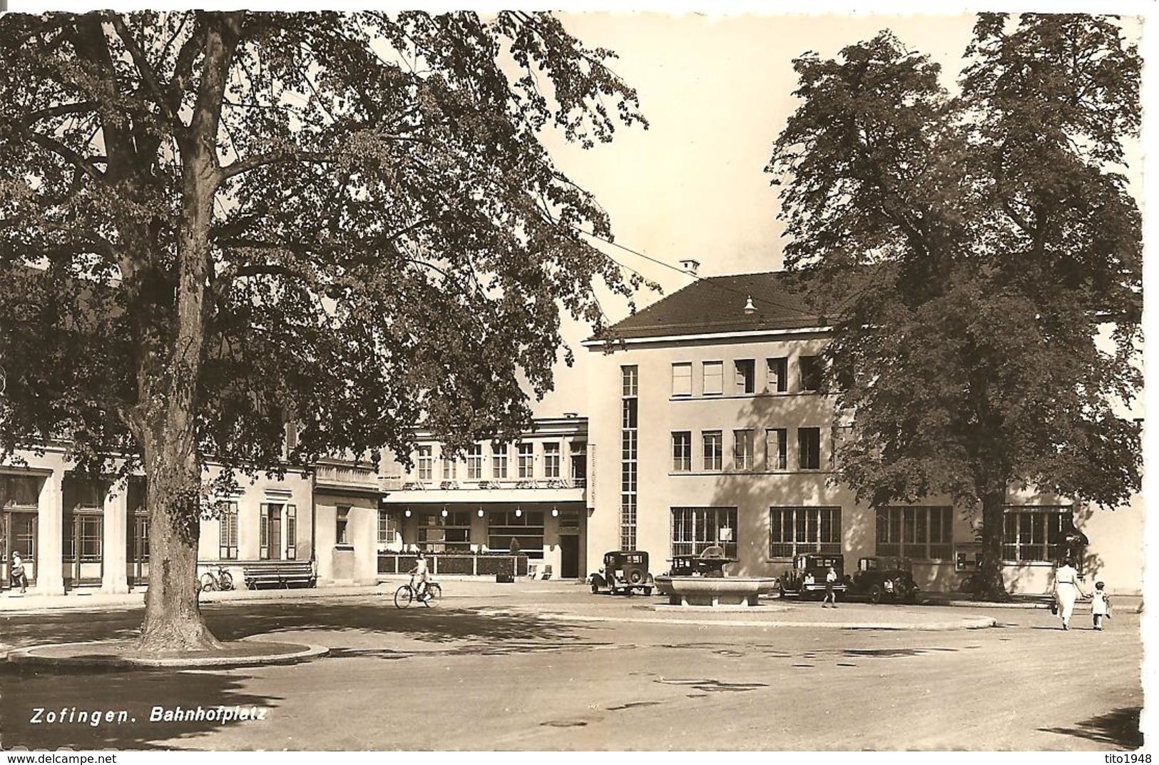 Schweiz, 2, 1945, Bahnhofplatz Zofingen Nach Sigriswil, Oldtimer, Siehe Scans! - Sigriswil