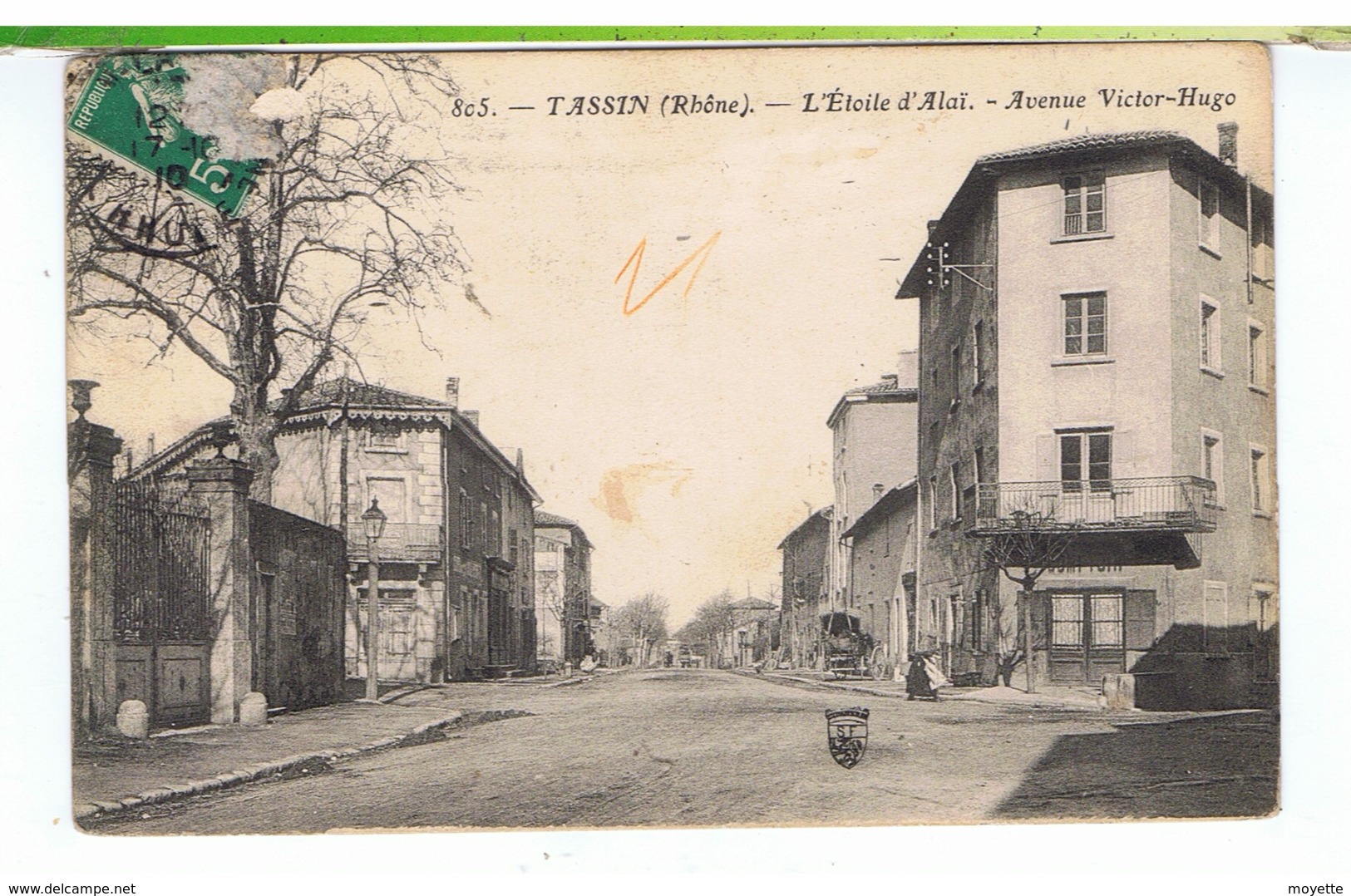 CPA-69-1910-TASSIN-L'ETOILE D'ALAÏ-AVENUE VICTOR-HUGO-ANIMEE-PERSONNAGE- - Autres & Non Classés