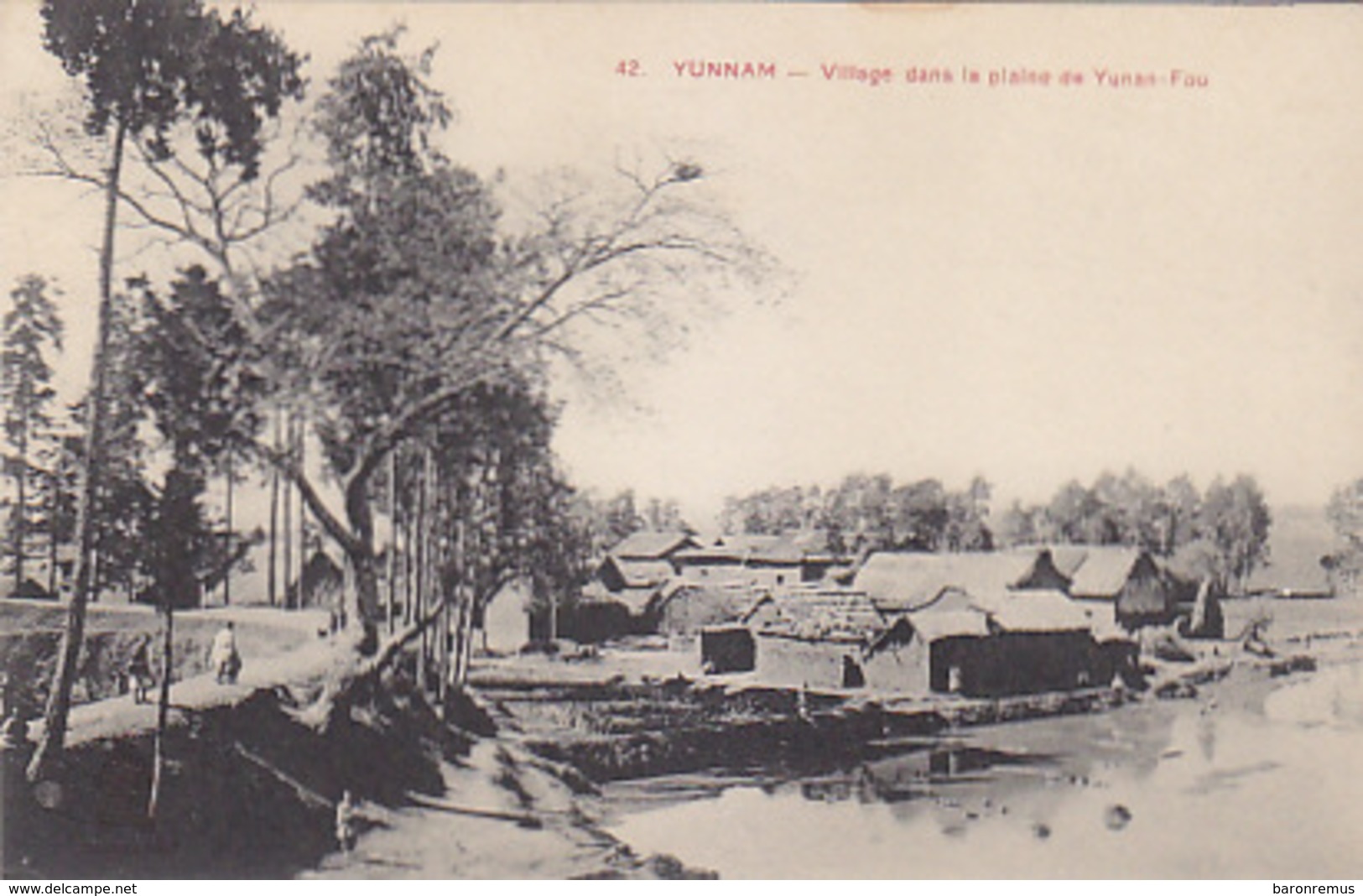 Yunnam - Village Dans La Plaine De Yunan-Fou   (170129) - Viêt-Nam