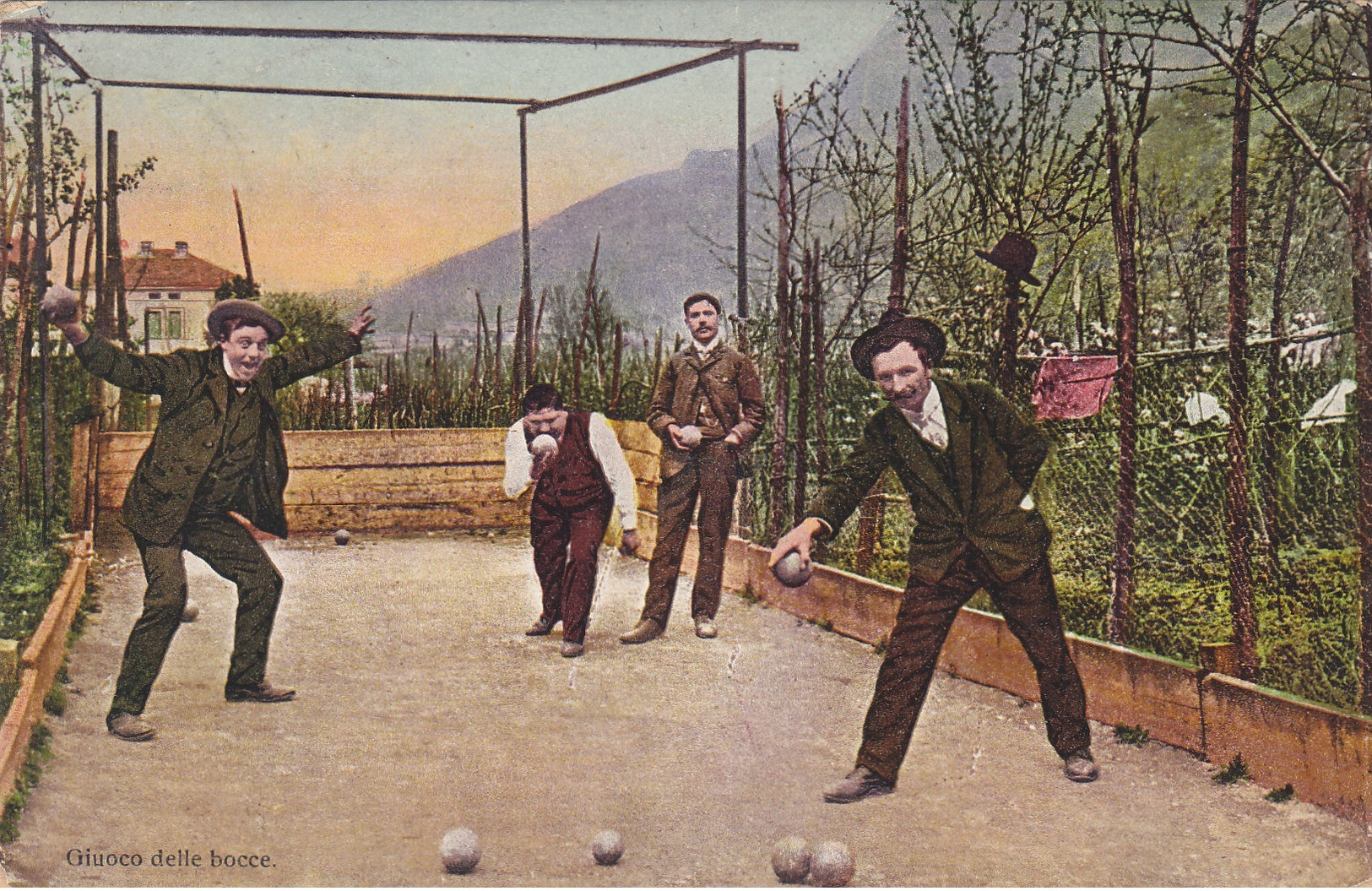 Lugano - Giuoco Delle Bocce - 1911     (P18-10608) - Lugano