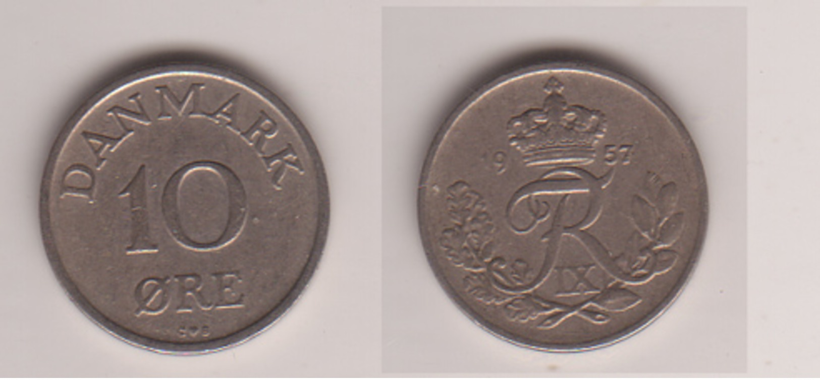 Dänemark , 10 Öre , 1957 ( G.Schön 58 ) - Dänemark