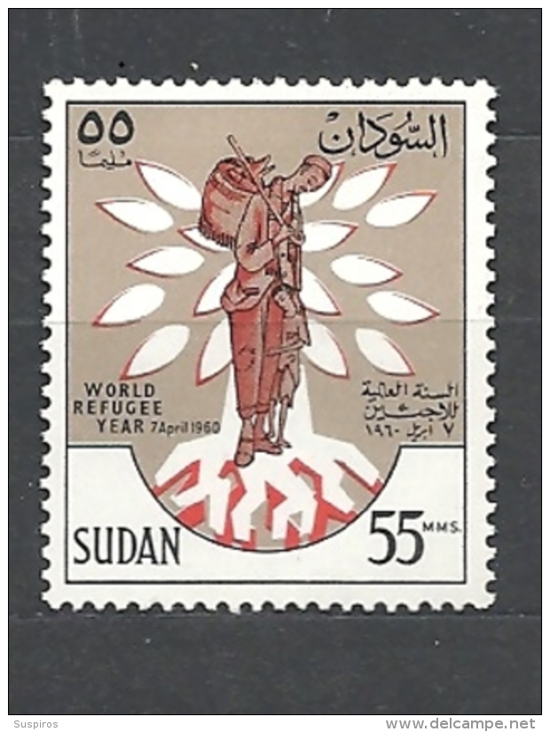 SUDAN 1960 World Refugee Yea   HINGED - Sudan (1954-...)