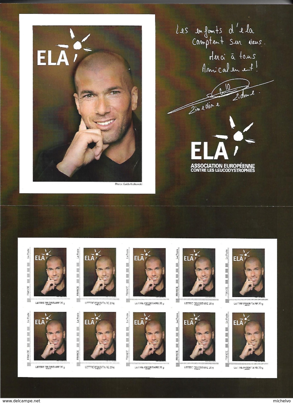 France 2009 - Ela - Zinedine Zidane - Collectors