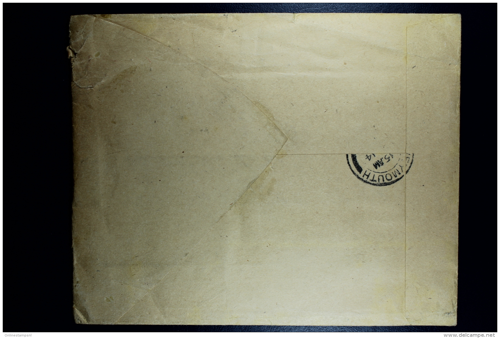 Hong Kong: Cover 1913  Shanghai Cancels On Strip Of 2* 4 Cent Via Siberia To Weymouth UK - Briefe U. Dokumente