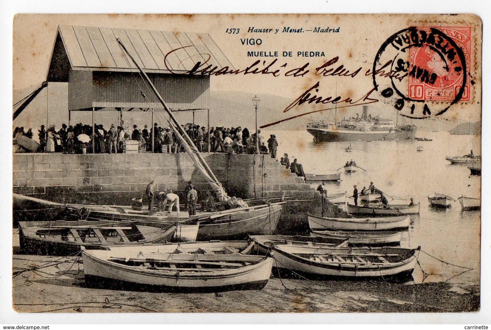 ESPAGNE - VIGO - Muelle De Piedra 1900... - Pontevedra