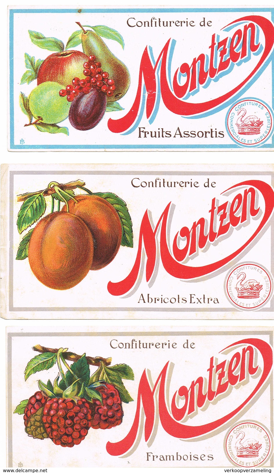 MONTZEN Confiture De Montzen - Publicités
