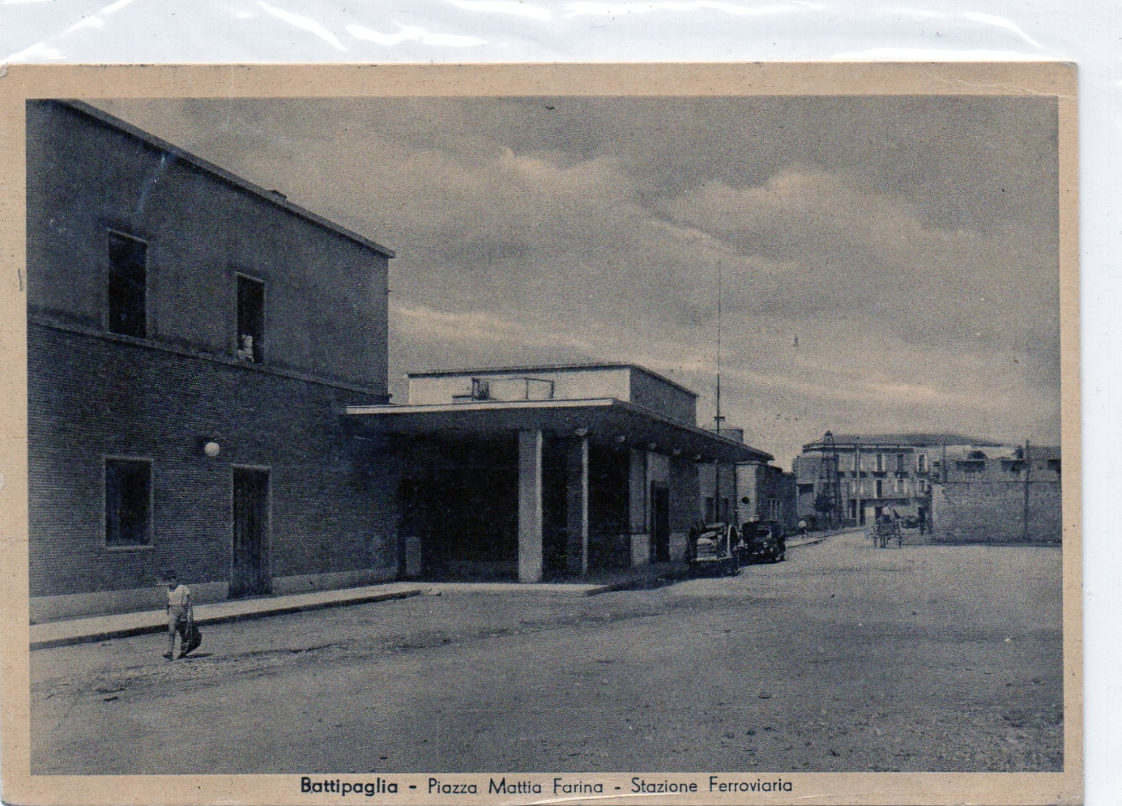 BATTIPAGLIA - PIAZZA MATTIA FARINA - STAZIONE FERROVIARIA - SALERNO - VIAGGIATA - Salerno