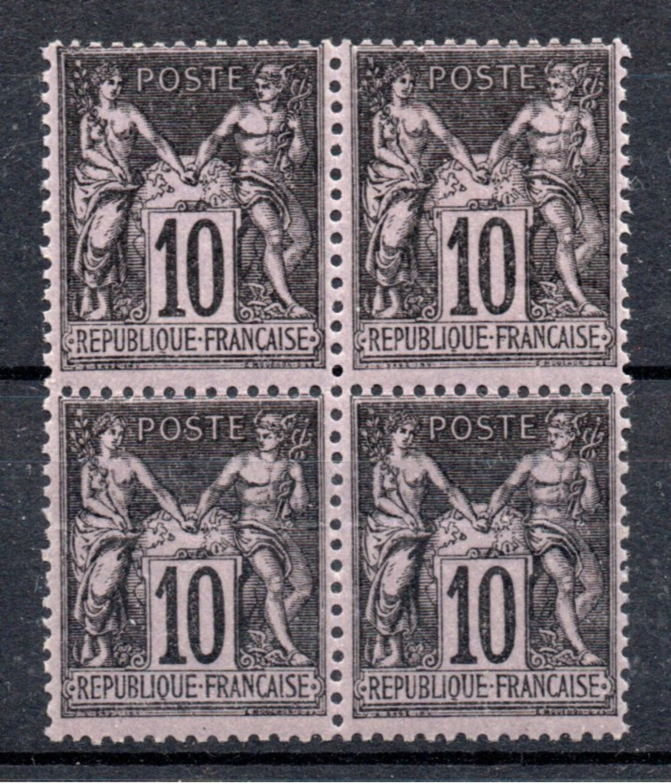 FRANCE - YT N° 103 Bloc De 4 - Neufs **  - Cote 135,00 &euro; - Voir Descriptif - - 1898-1900 Sage (Type III)