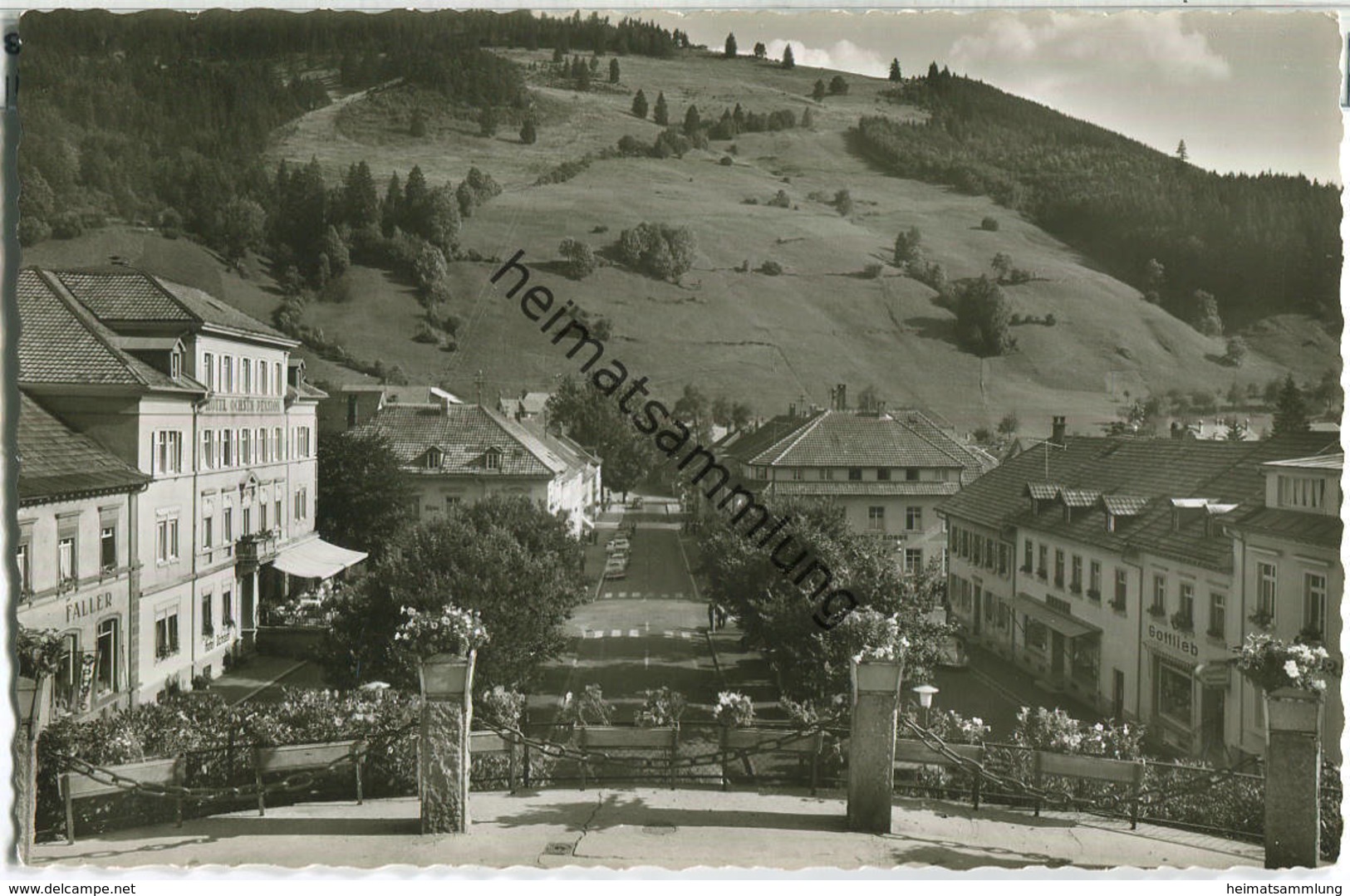 Todtnau - Marktplatz - Foto-Ansichtskarte - Todtnau