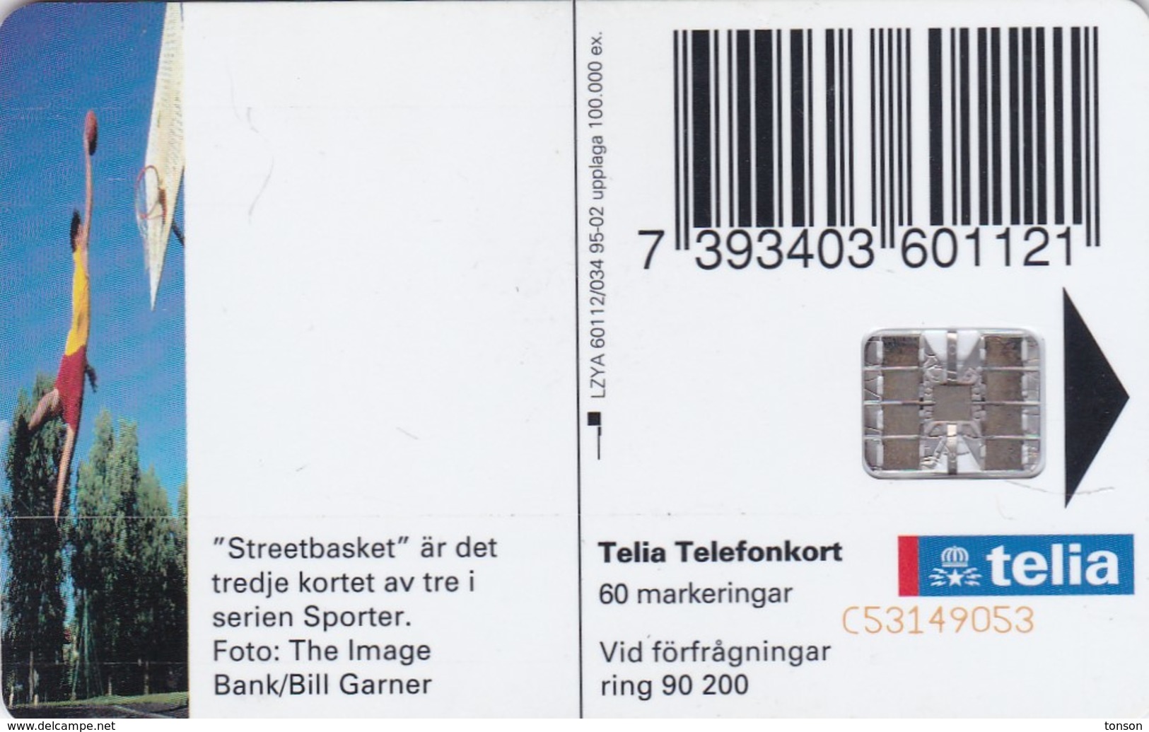 Sweden, 60.034, Street Basket, 2 Scans.   CN : C53149053 - Schweden