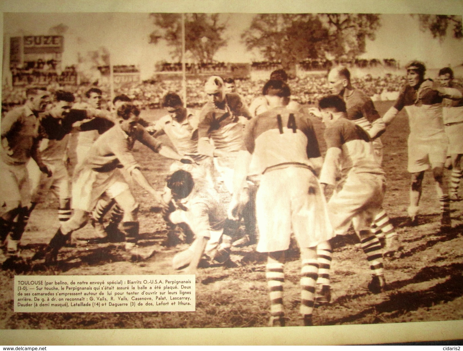 MATCH L´Intran #457 Sport CYCLISME Grand Prix De La Route Fontenay RUGBY Biarritz FOOTBALL Sochaux BOXE Baer 1935 - Sonstige & Ohne Zuordnung