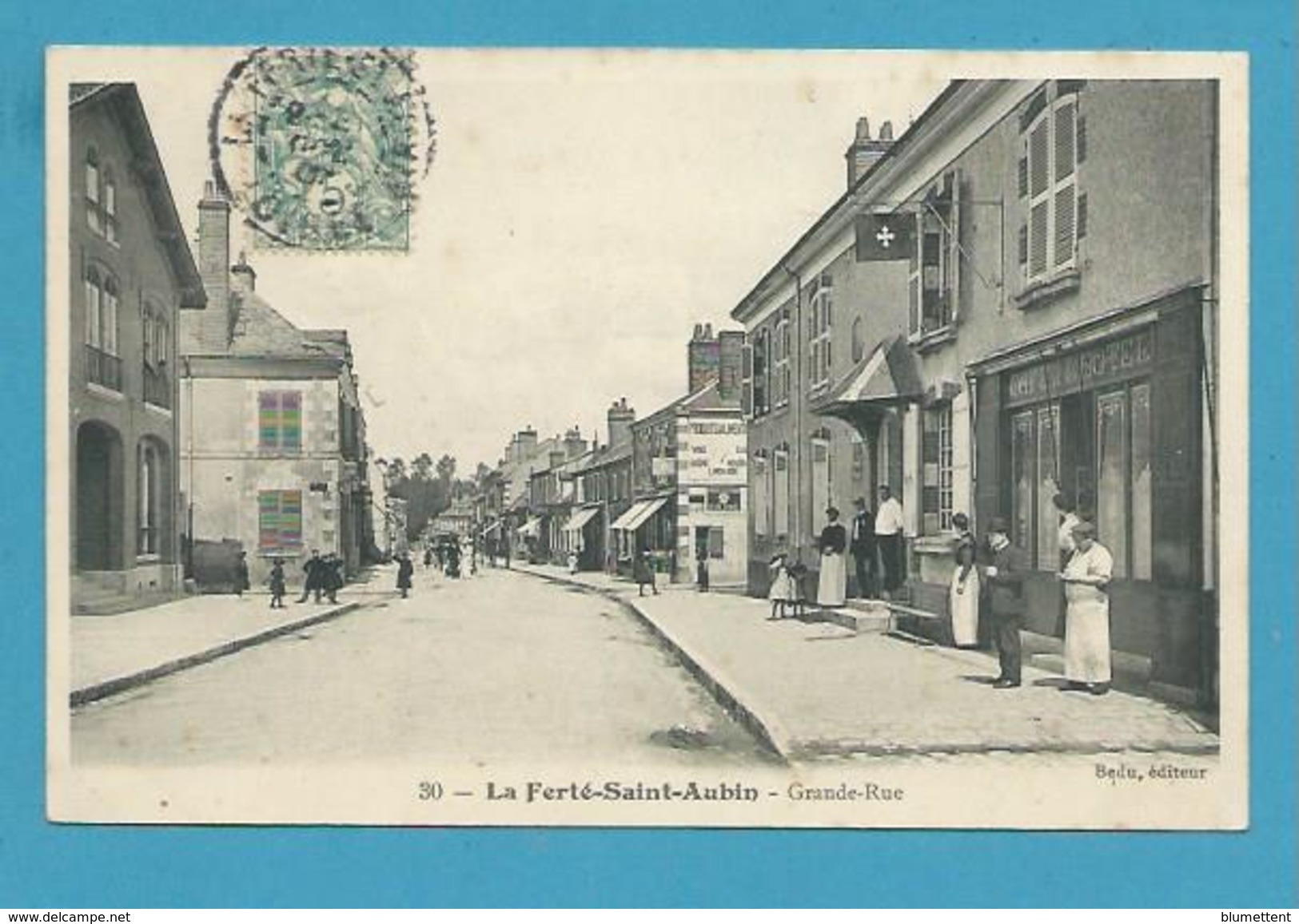 CPA 30 - Grande Rue LA FERTE-SAINT-AUBIN 45 - La Ferte Saint Aubin