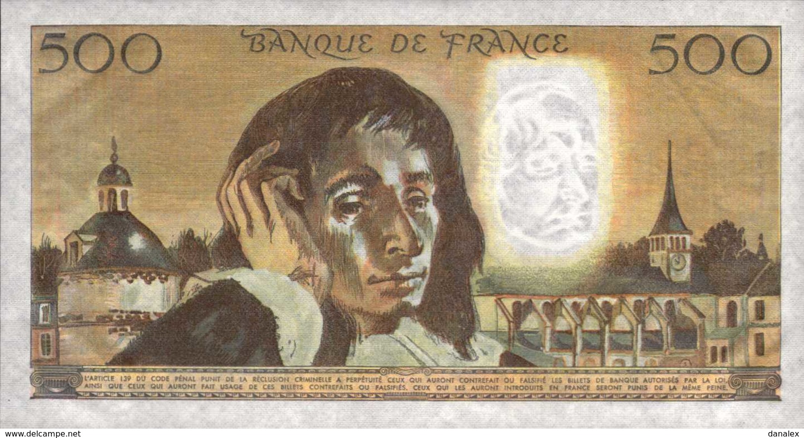 FRANCE 500 FRANCS PASCAL Du 3-1-1985  PicK 156e   F71/32  UNC/NEUF - 500 F 1968-1993 ''Pascal''