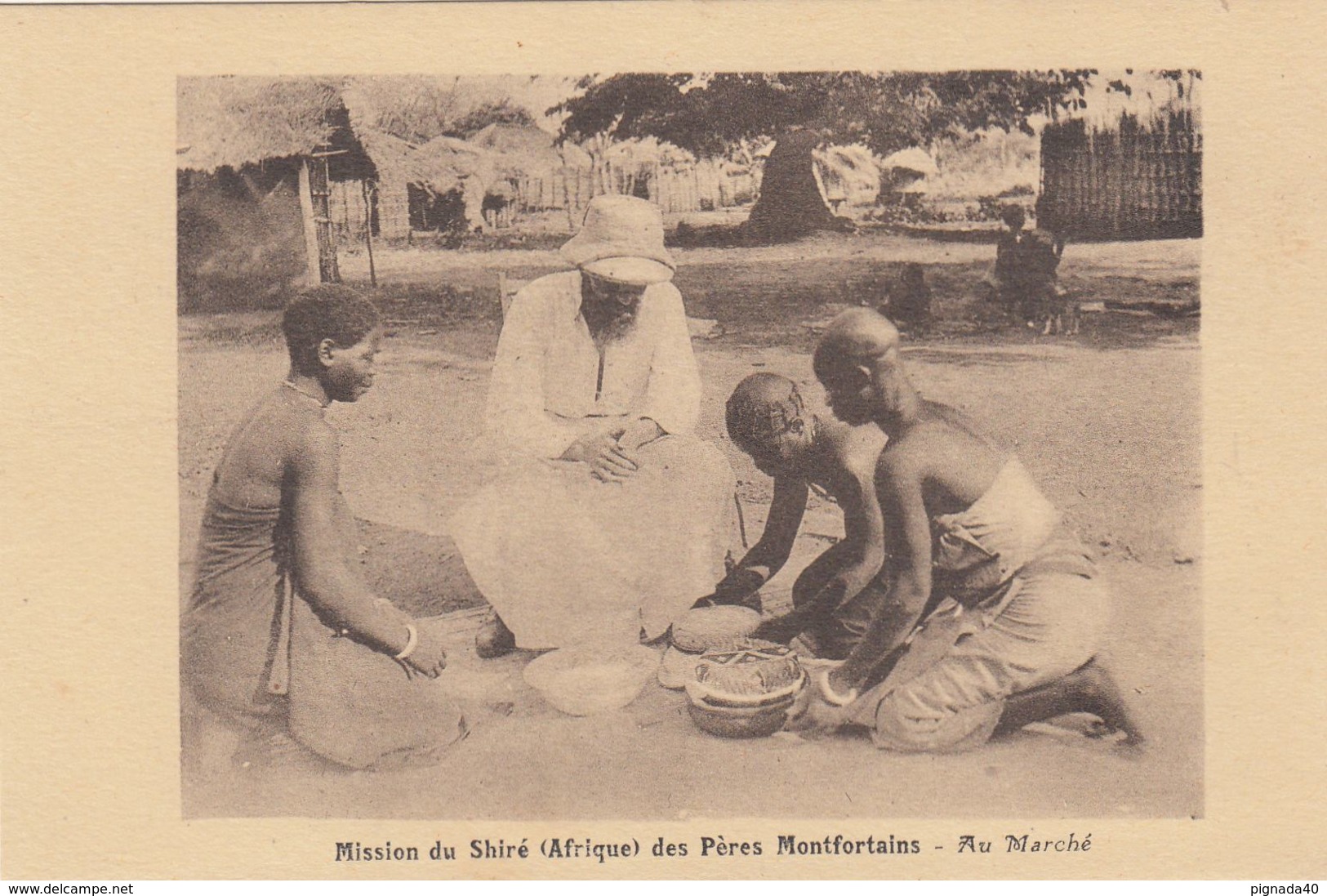 G , Cp , MALAWI , Mission Du Shiré Des Pères Montfortains , Au Marché - Malawi