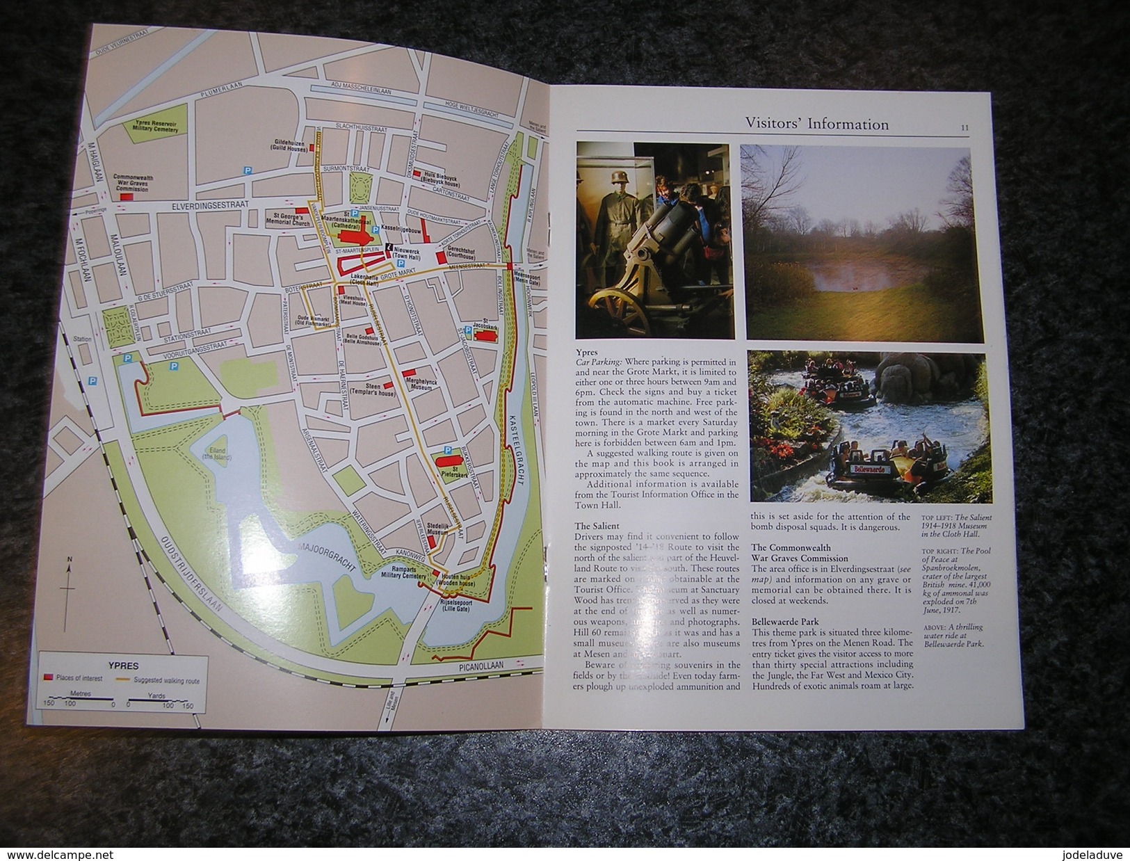 YPRES IN WAR IN PEACE Régionalisme Ieper Belgique World War 1 Wereldoorlog Guerre 14 18 Guide City and Battlefield Maps