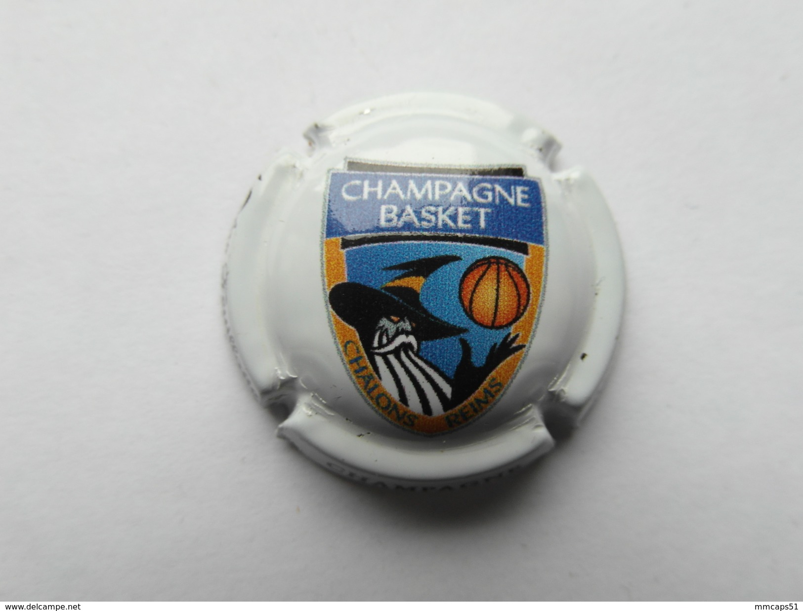 Nicolas FEUILLATTE  N° 49 Basket Blanc.capsule De Champagne - Andere & Zonder Classificatie