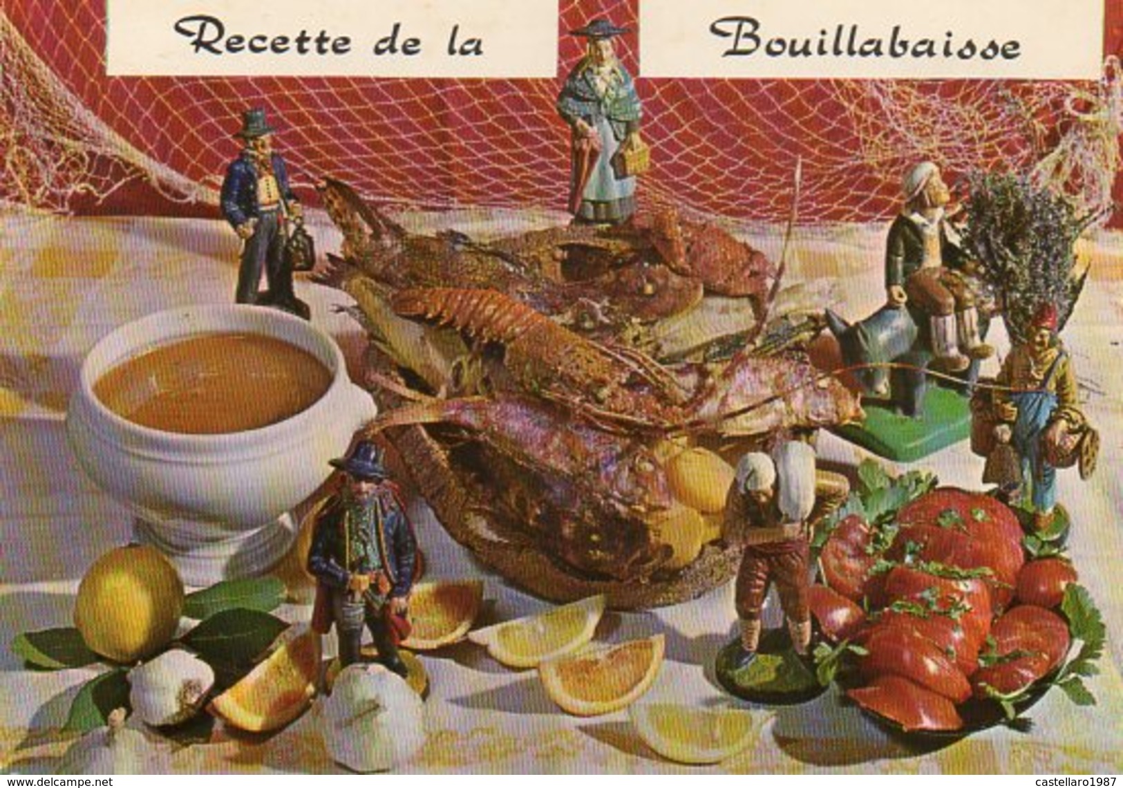 Recette De La Bouillabaisse  - Recette De Emile BERNARD - Ricette Di Cucina