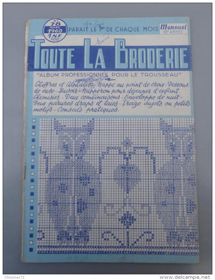 006, Loisirs Créatifs, Toute La Broderie - 1960 N° 78 - Autres & Non Classés