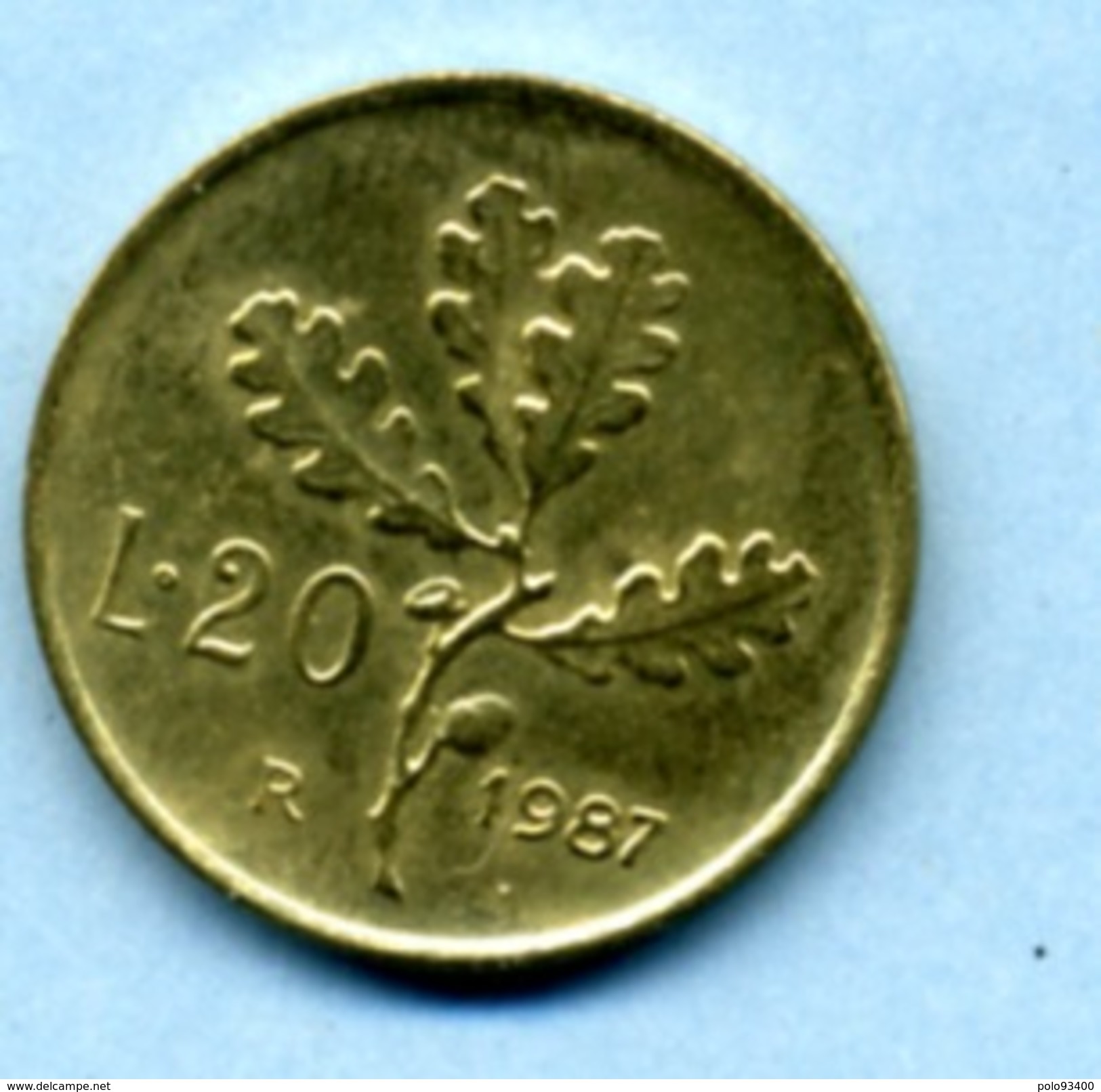 1987  20 LIRES - 20 Liras