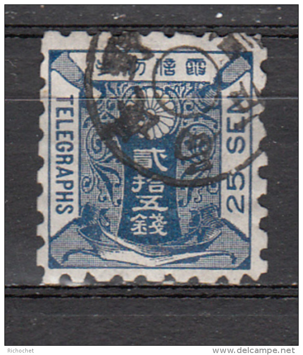 Japon - Télégraphe - 8 Obl. - Telegraphenmarken