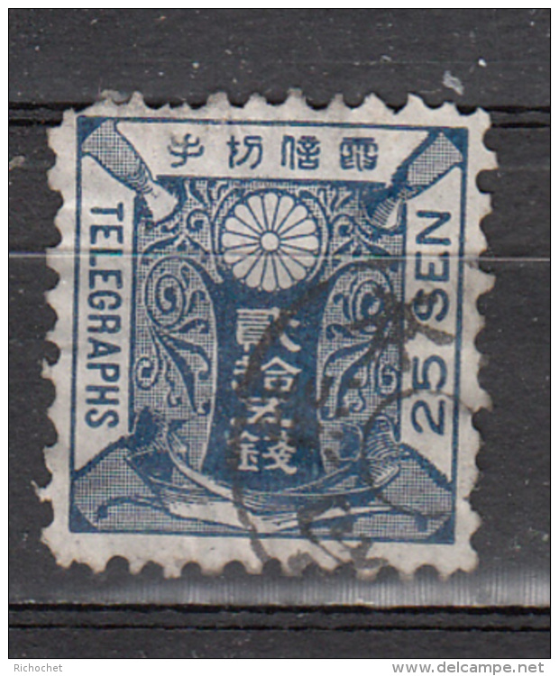 Japon - Télégraphe - 8 Obl. - Telegraafzegels