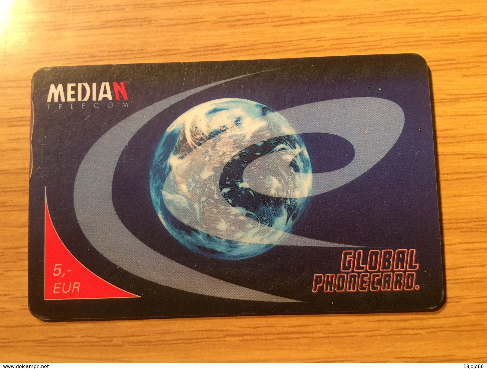 Median Telecom 5 Euro -  Global Phonecard     -  Fine Used Condition - Sonstige – Europa