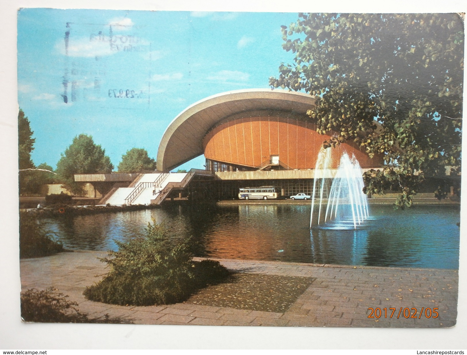 Postcard Weltstadt Berlin Kongresshalle Used 1973 My Ref B2301 - Tiergarten