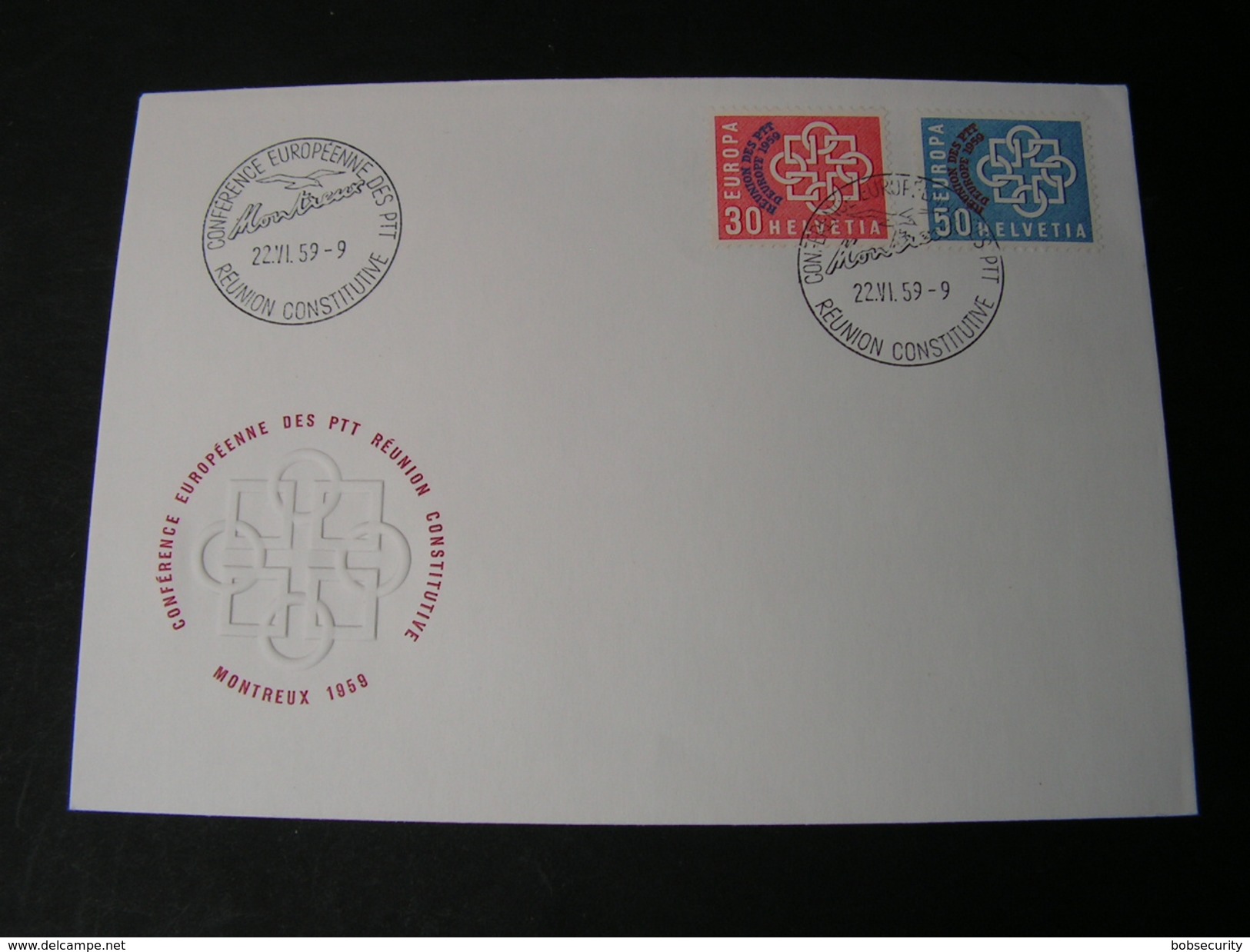 CH FDC 1959  681-682 Michel &euro; 30,00 - FDC