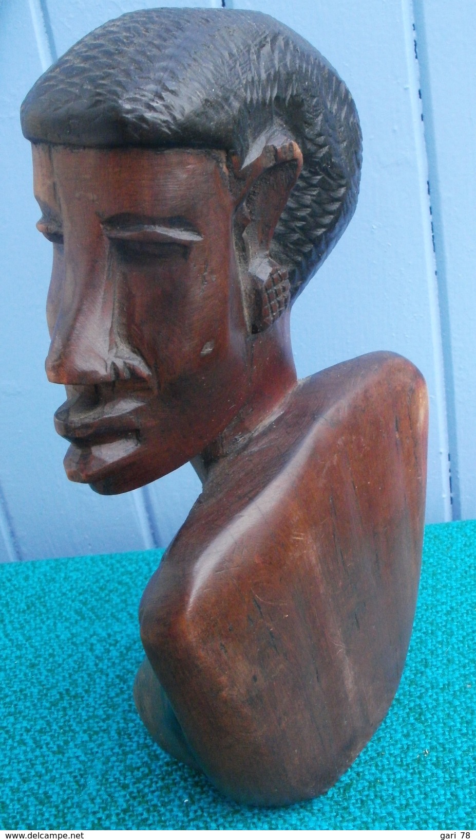 Sculpture En Bois, Statue, Buste De Femme, Art Africain - Art Africain