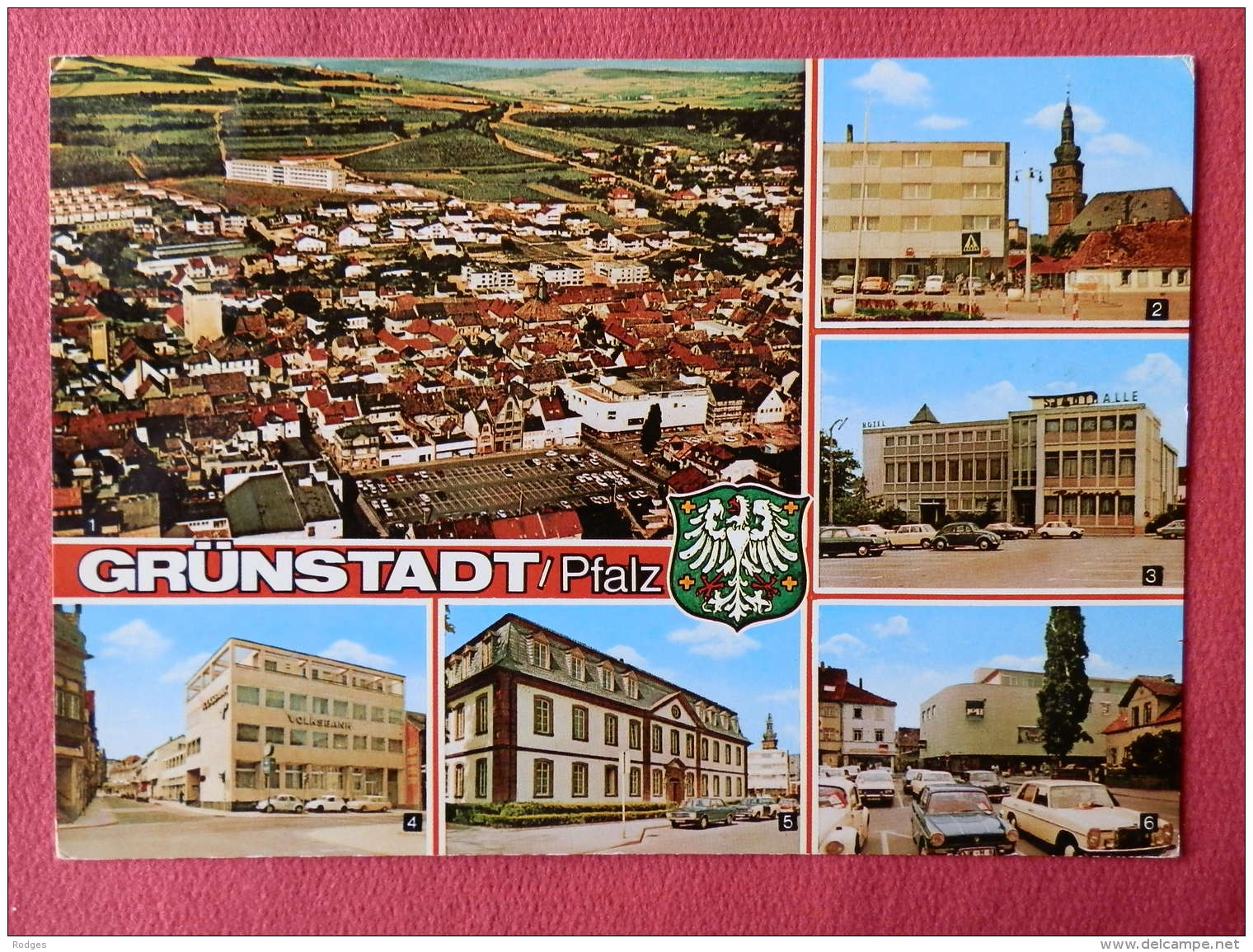 Deutch , Cpm  GRUNSTADT Pfalz  , Multivues ( 02.087) - Andere & Zonder Classificatie