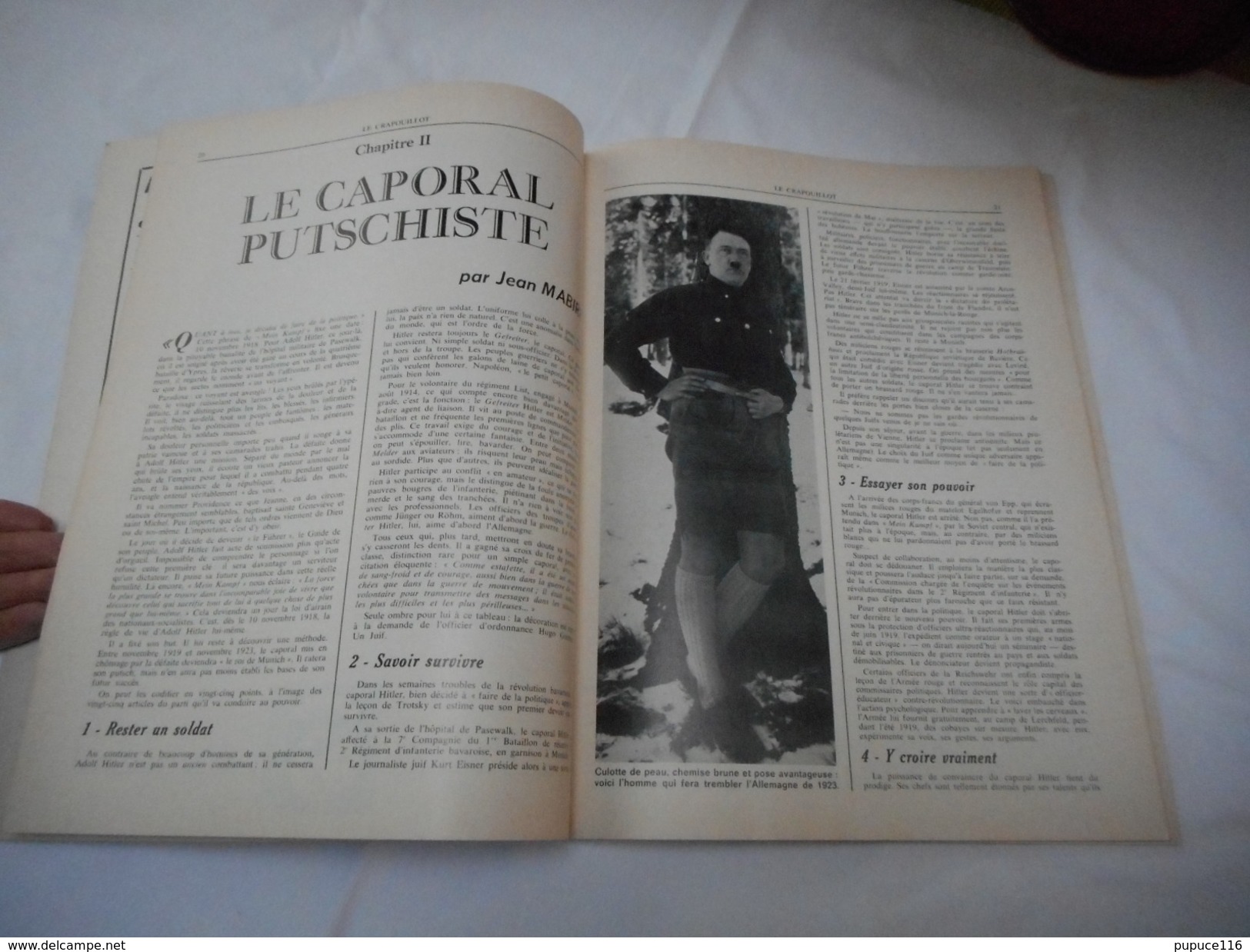 Revue " Le Crapouillot " Juillet 1974 - Histoire