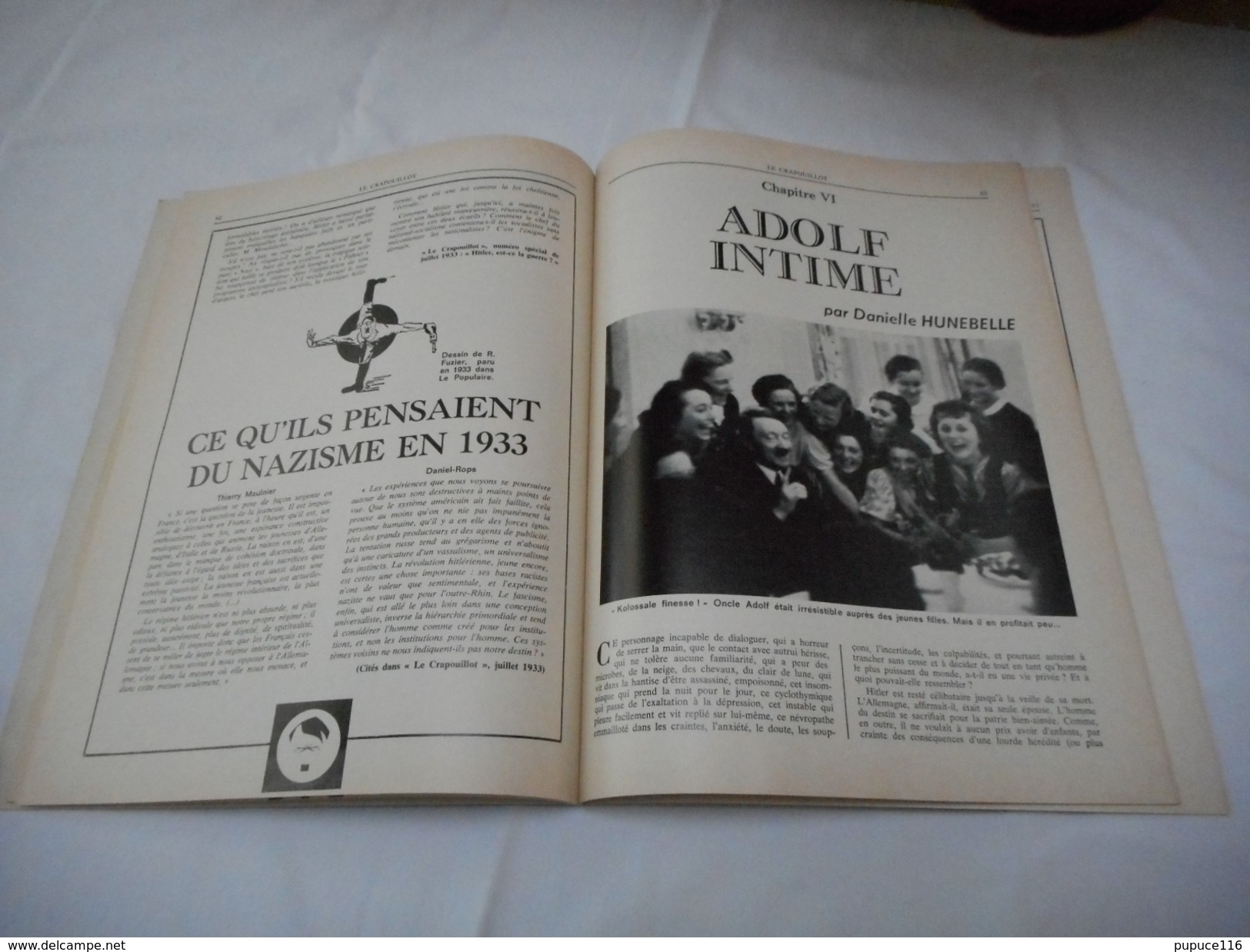 Revue " Le Crapouillot " Juillet 1974 - Histoire