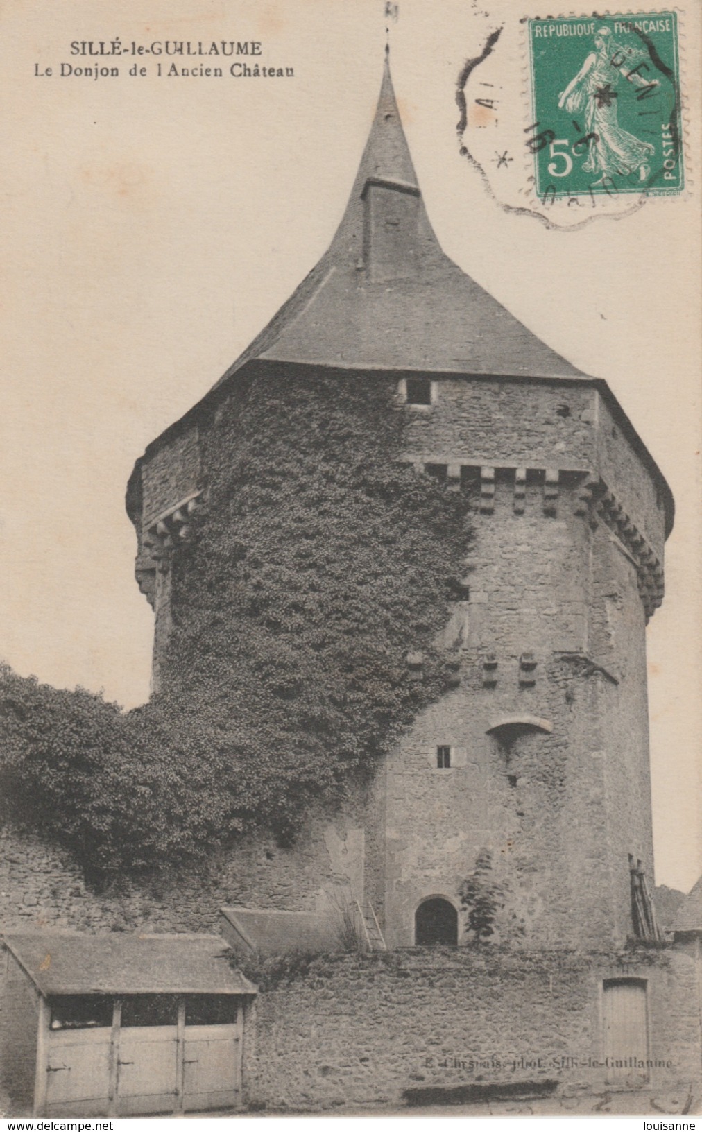 17  / 2 / 68  -  SILLÉ -LE-GUILLAUME  ( 72 ) - Le  Dojon De L'ancien Château - Sille Le Guillaume