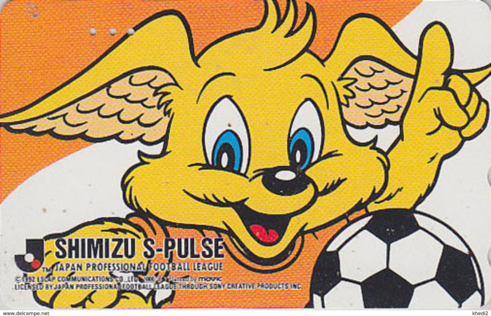 Télécarte Japon / 110-011 - JAPAN FOOTBALL LEAGUE / SHIMIZU S-PULSE  Comics Sport Phonecard Telefonkarte - 998 - Sport