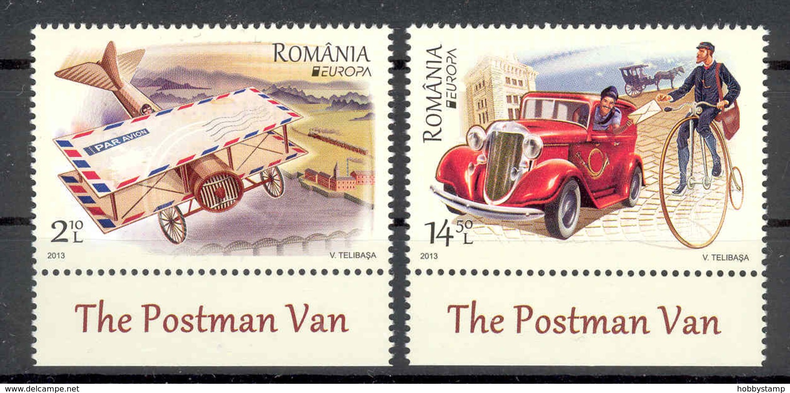 Romania 2013 Europa CEPT  2v** MNH - Unused Stamps