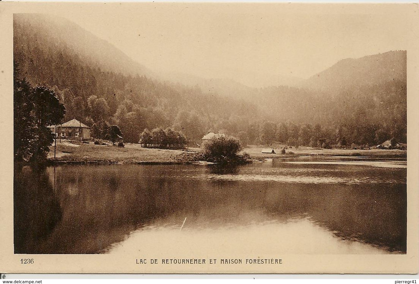 CPA-1935-88-LAC De RETOURNEMER Et La MAISON FORESTIERE-TBE - Autres & Non Classés