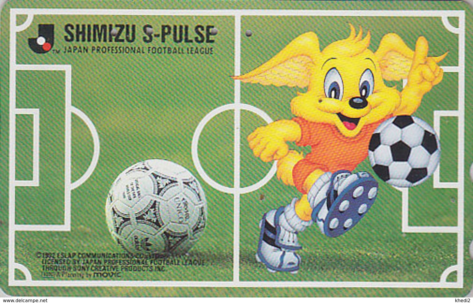 RARE Télécarte Japon / 110-011 - JAPAN FOOTBALL LEAGUE / SHIMIZU S-PULSE - Comics Sport Phonecard TK - 1009 - Sport