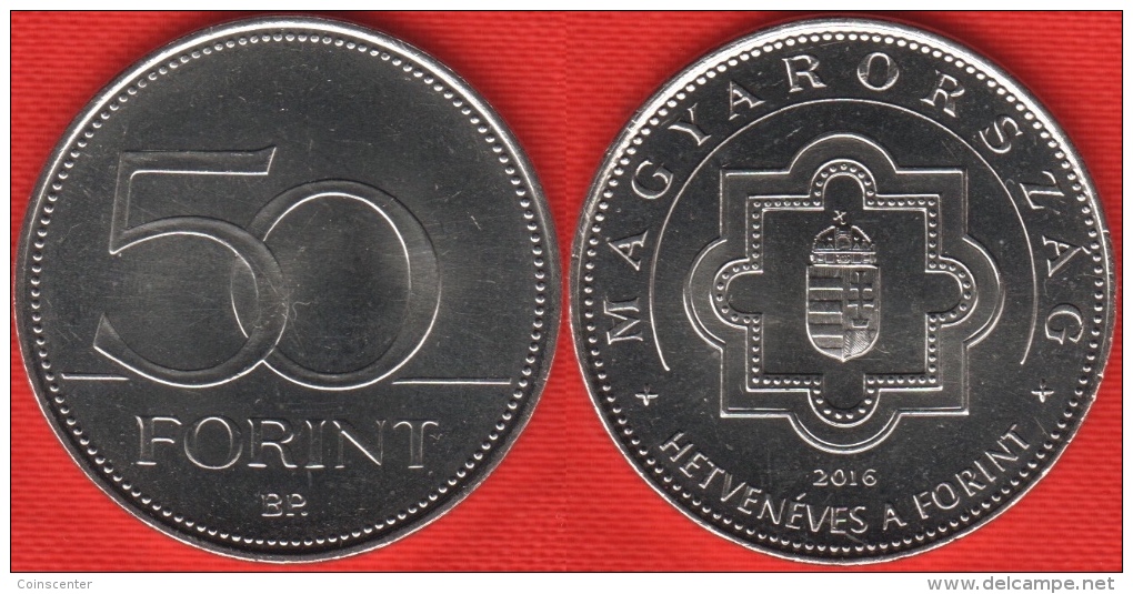 Hungary 50 Forint 2016 "70 Years Of Forint" UNC - Hongrie