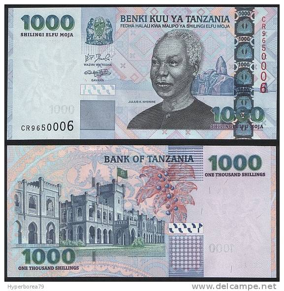 Tanzania P 36 B - 1000 Shillings 2006 - UNC - Tanzanie