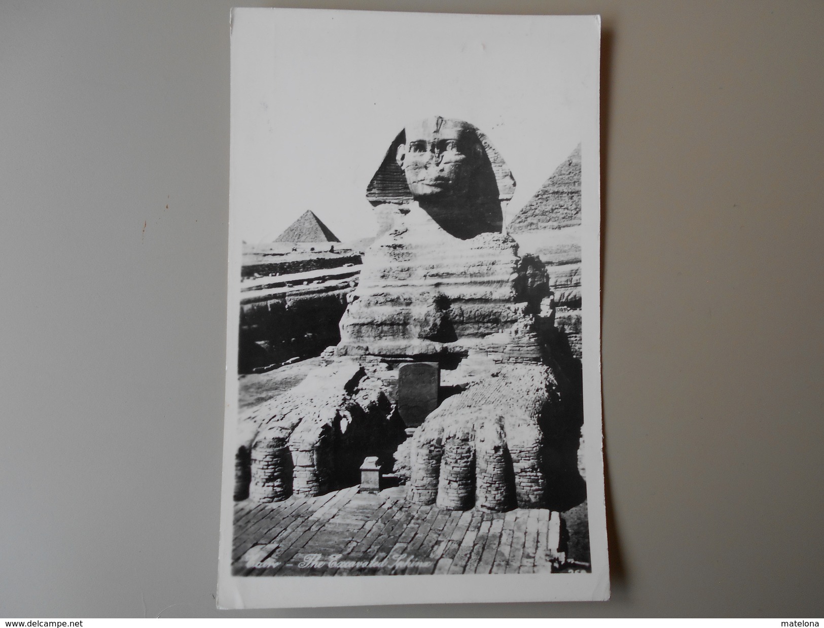 EGYPTE THE EXCAVATED SPHINX - Sphinx