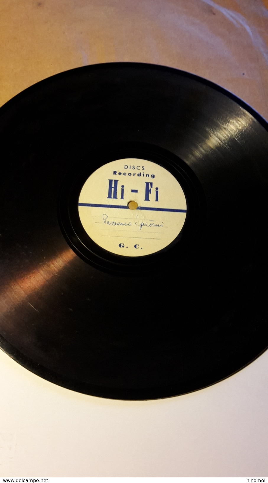 Hi - Fi   -  Passano I Giorni  -  Piccolo Amore - 78 T - Disques Pour Gramophone