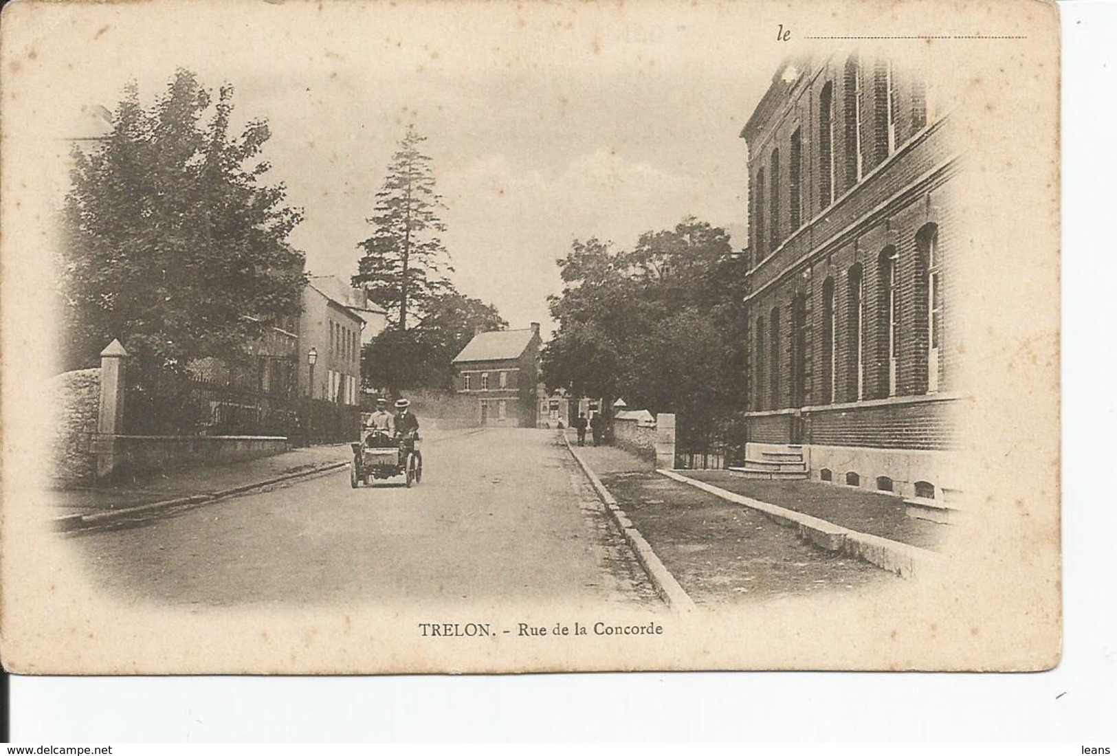 TRELON       Rue De La Concorde ,tacot - Sonstige & Ohne Zuordnung