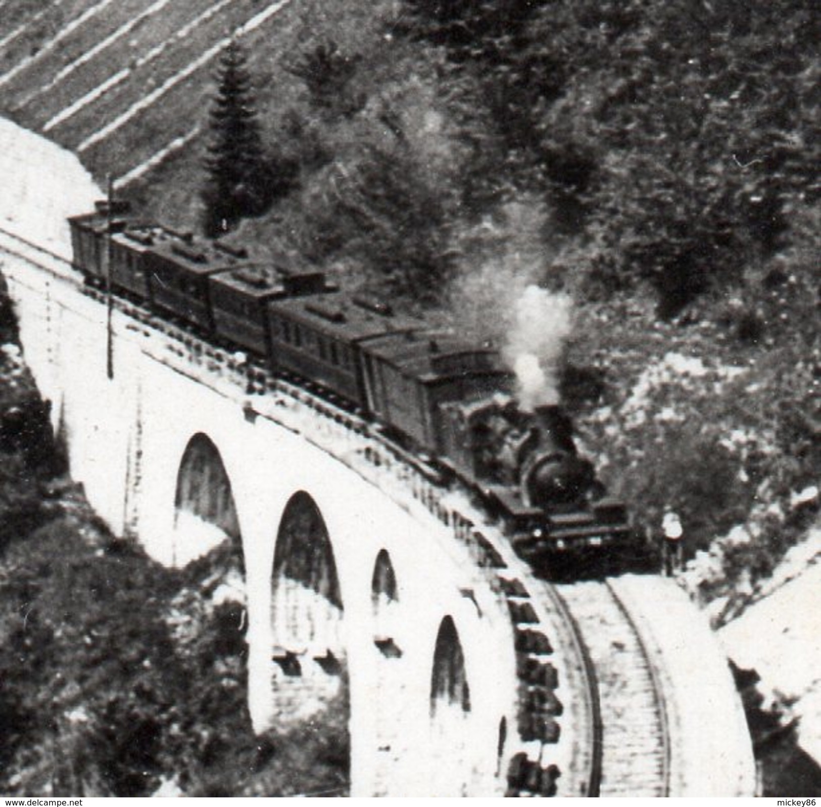 MOREZ--1957--Les Quatre Viaducs (train) ,cpsm 14 X 9 N° 25  éd A.Berthet - Morez