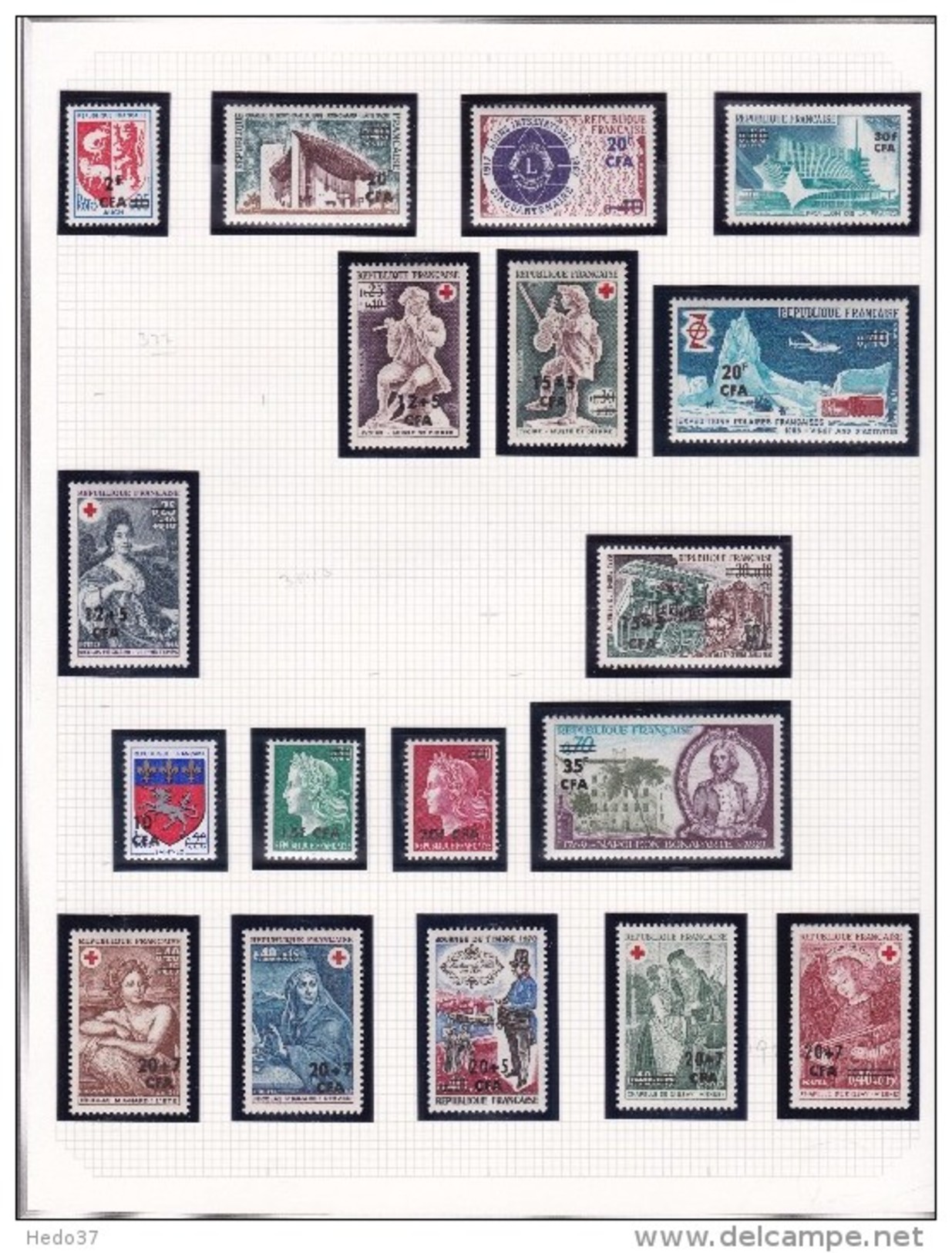 Réunion Collection Petit Prix - **/*/obl - 7 Scans - Unused Stamps