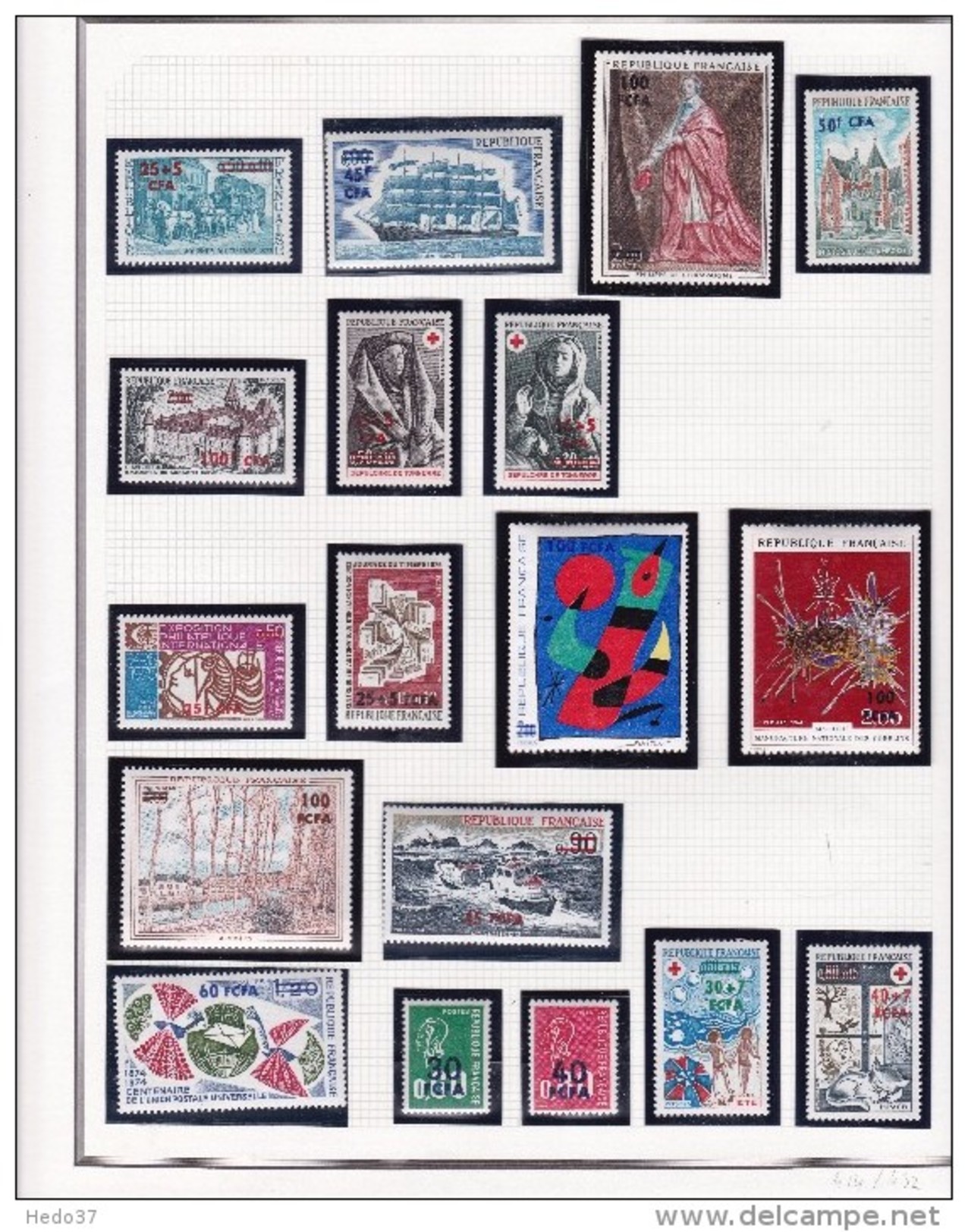 Réunion Collection Petit Prix - **/*/obl - 7 Scans - Unused Stamps